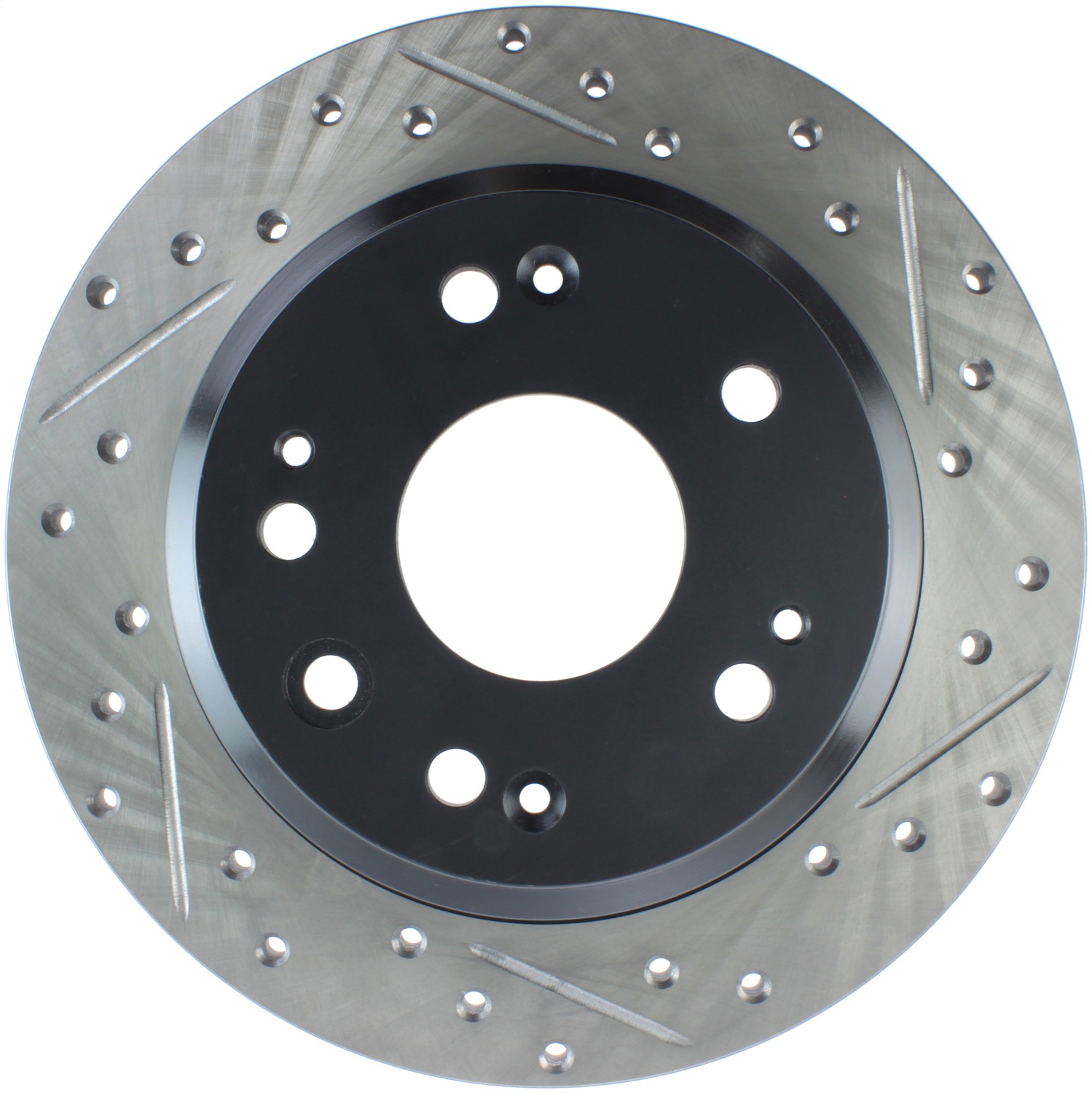 StopTech 127.40054L - Sport Drilled & Slotted Brake Rotor; Rear Left