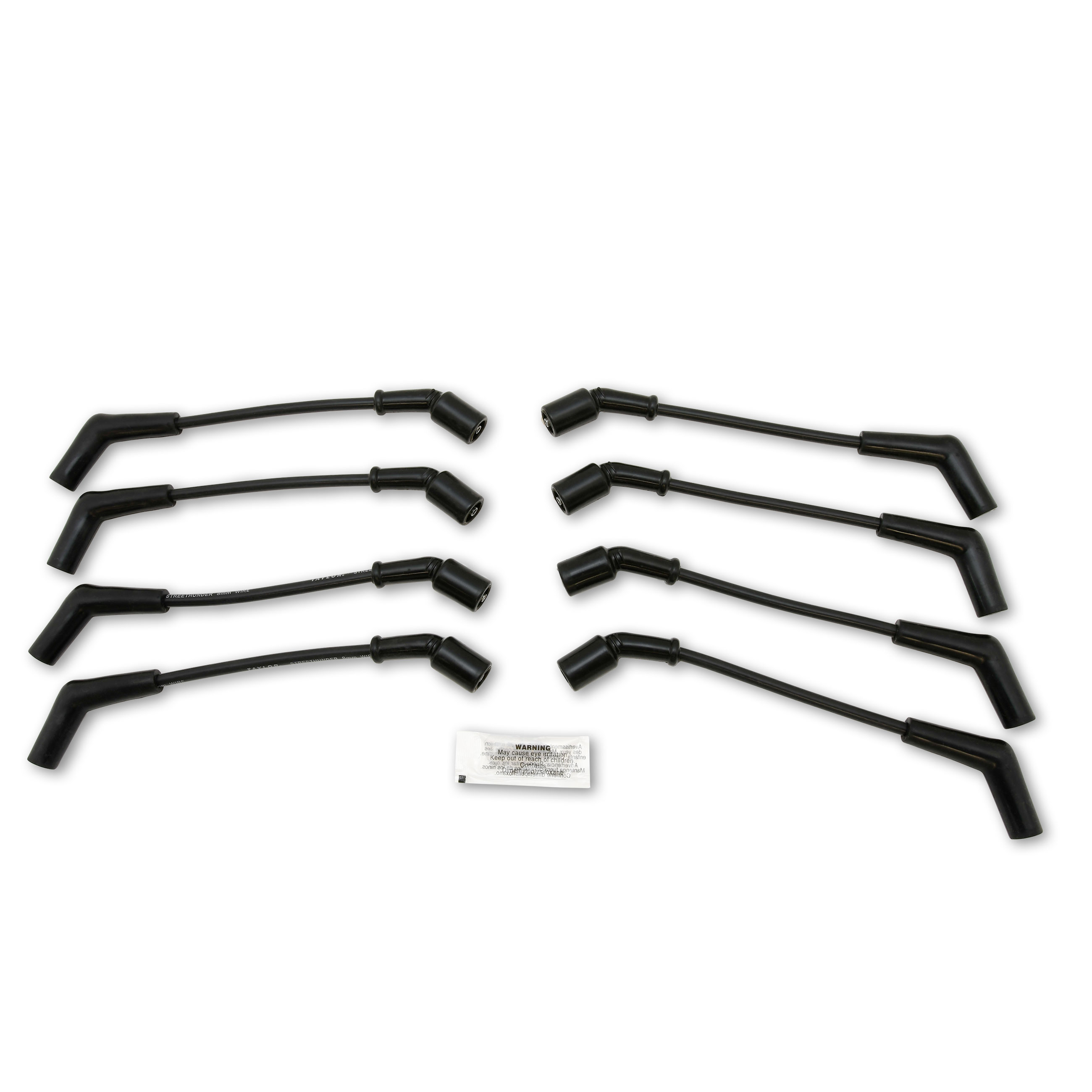 Taylor Cable 51046 - StreeThunder Custom 8 Cyl 11in 135 Degree Black Wire Set Taylor Cable 51046 - StreeThunder Custom 8 Cyl 11in 135 Degree Black Wire Set