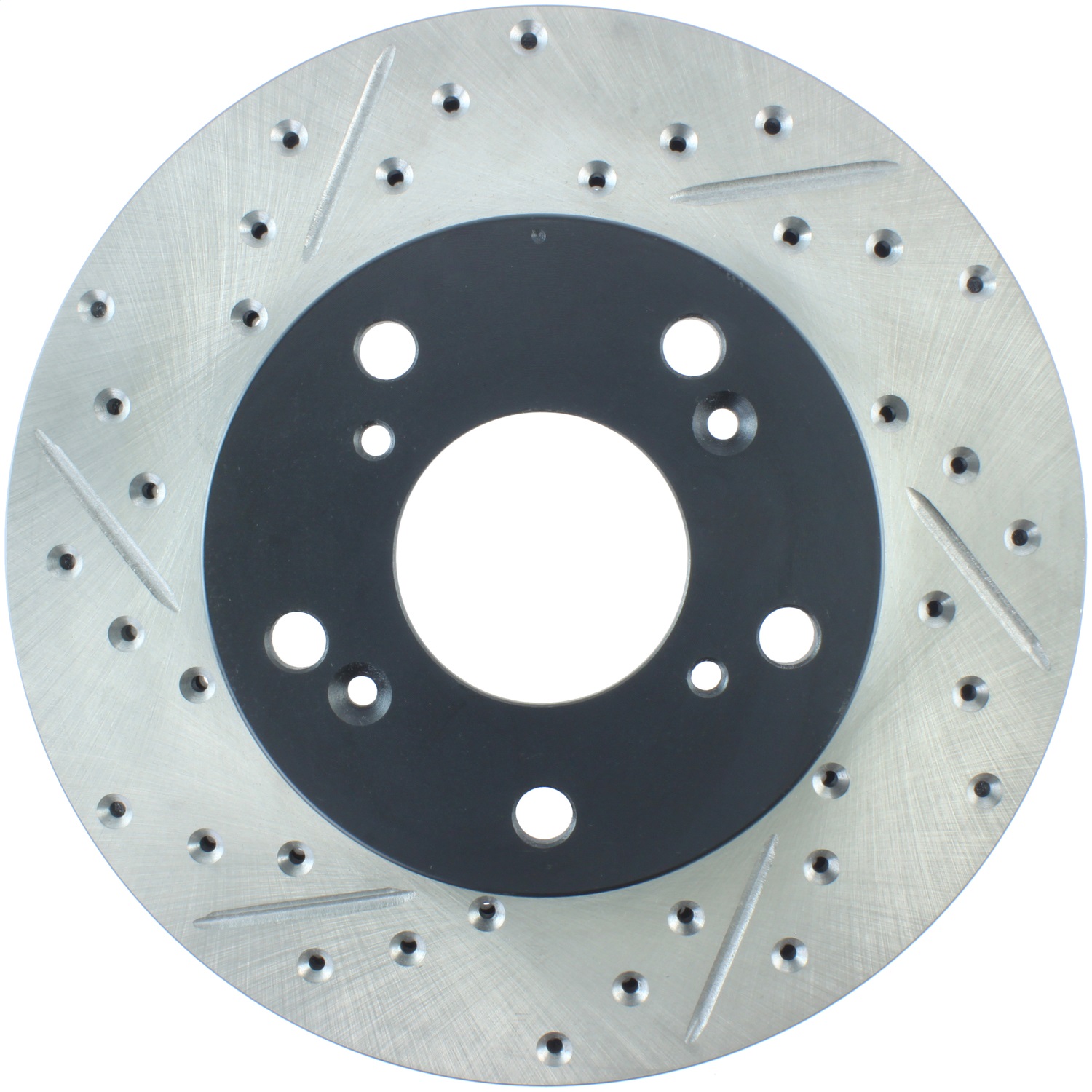 StopTech 127.40056R - 02-06 Acura RSX Slotted & Drilled Right Front Rotor