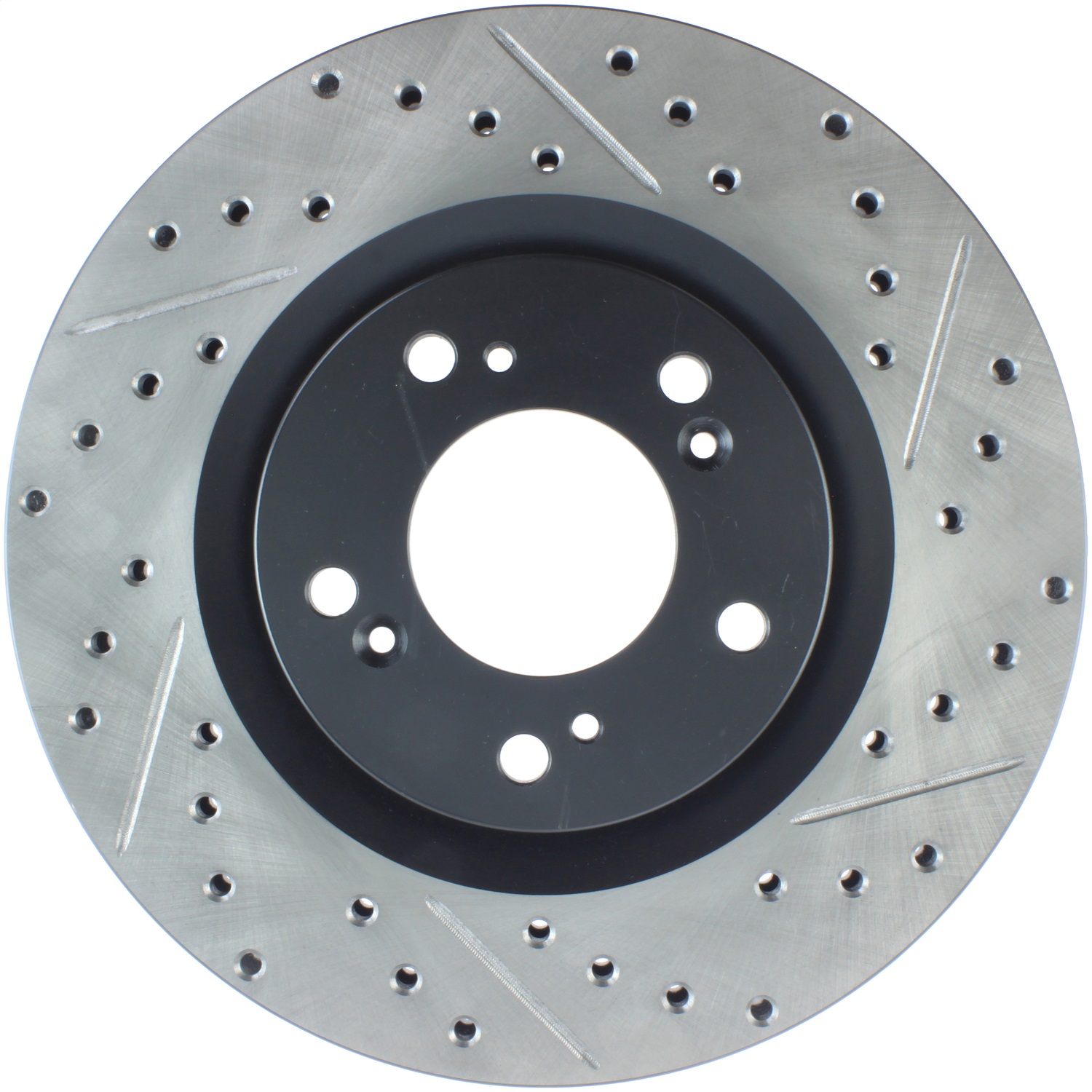StopTech 127.40048L - 00-09 S2000 Slotted & Drilled Left Front Rotor