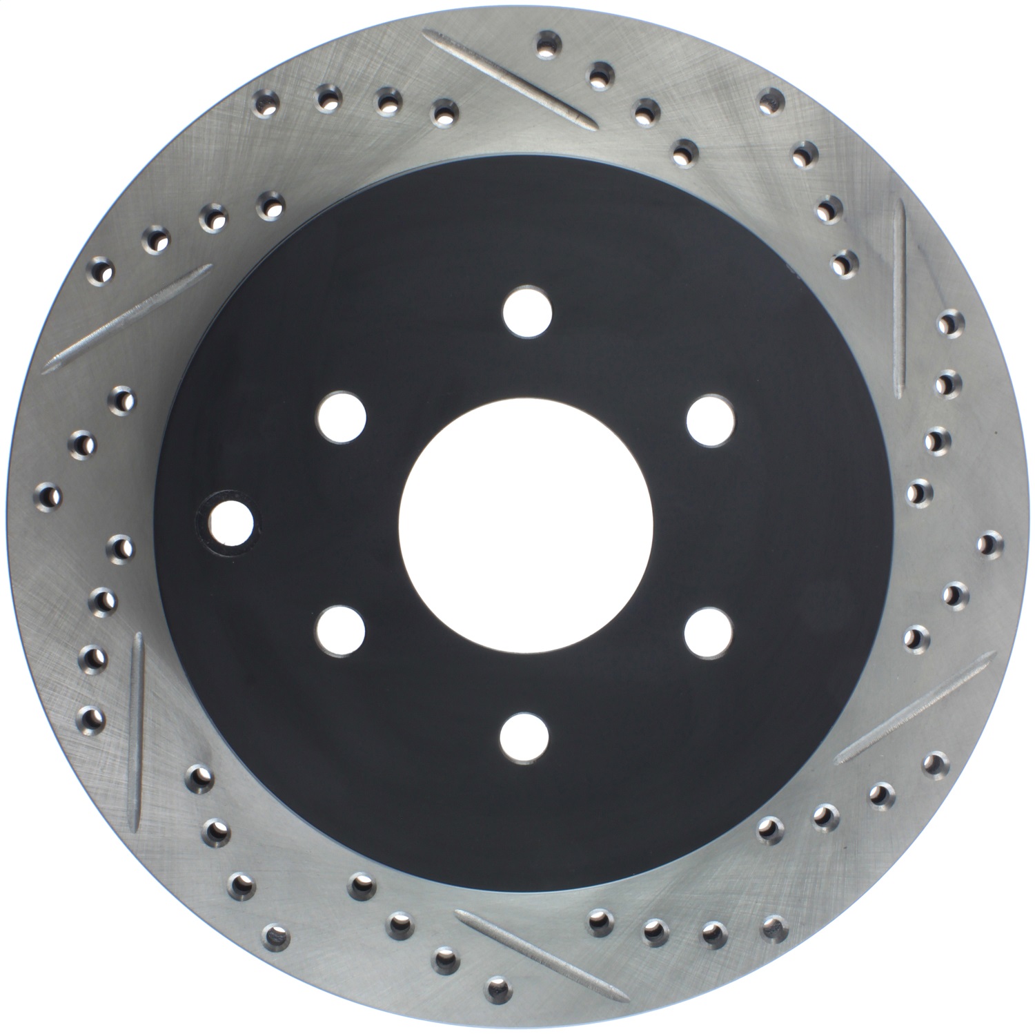StopTech 127.42086L - Sport Drilled & Slotted Brake Rotor; Rear Left StopTech 127.42086L - Sport Drilled & Slotted Brake Rotor; Rear Left