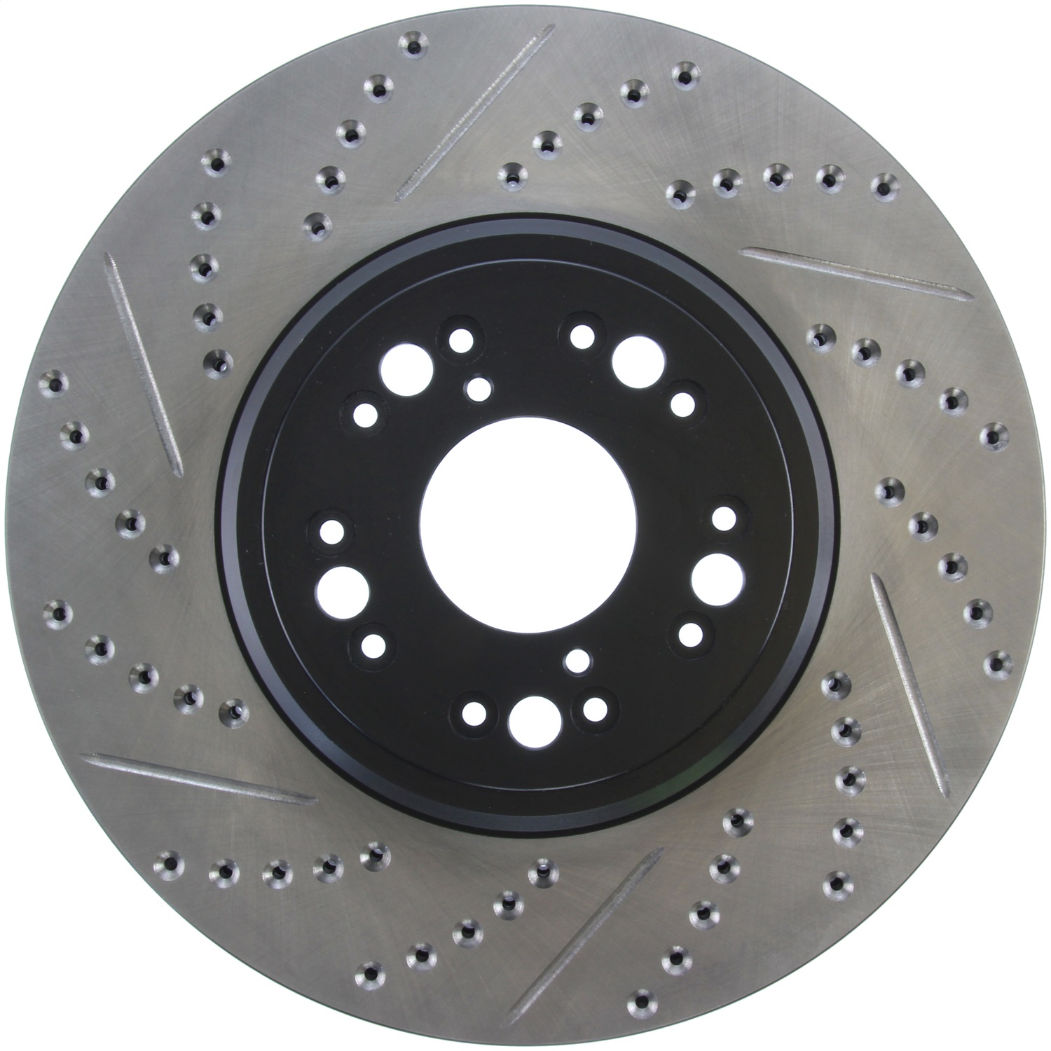 StopTech 127.44107R - 95-00 Lexus LS 400 Right Front Slotted & Drilled Rotor