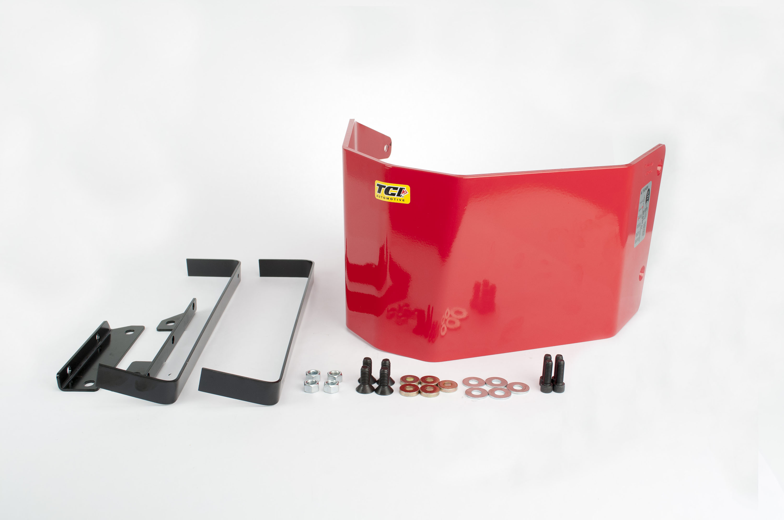 TCI 975000 - Red TH350 Aluminum Transmission Shield