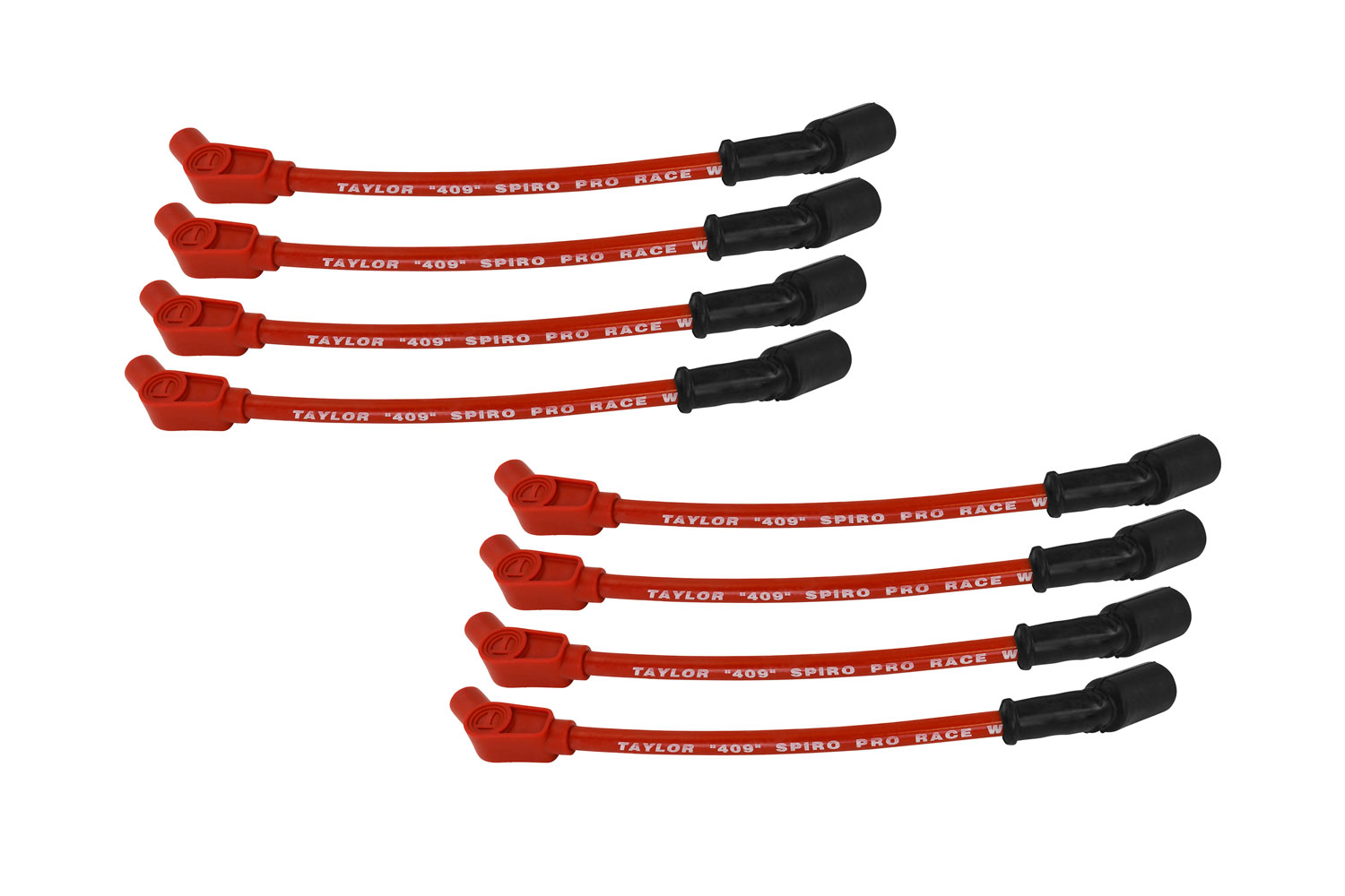 Taylor Cable 79213 - 409 Pro Race 10.4mm Race Fit 135 Degree Red Wire Set