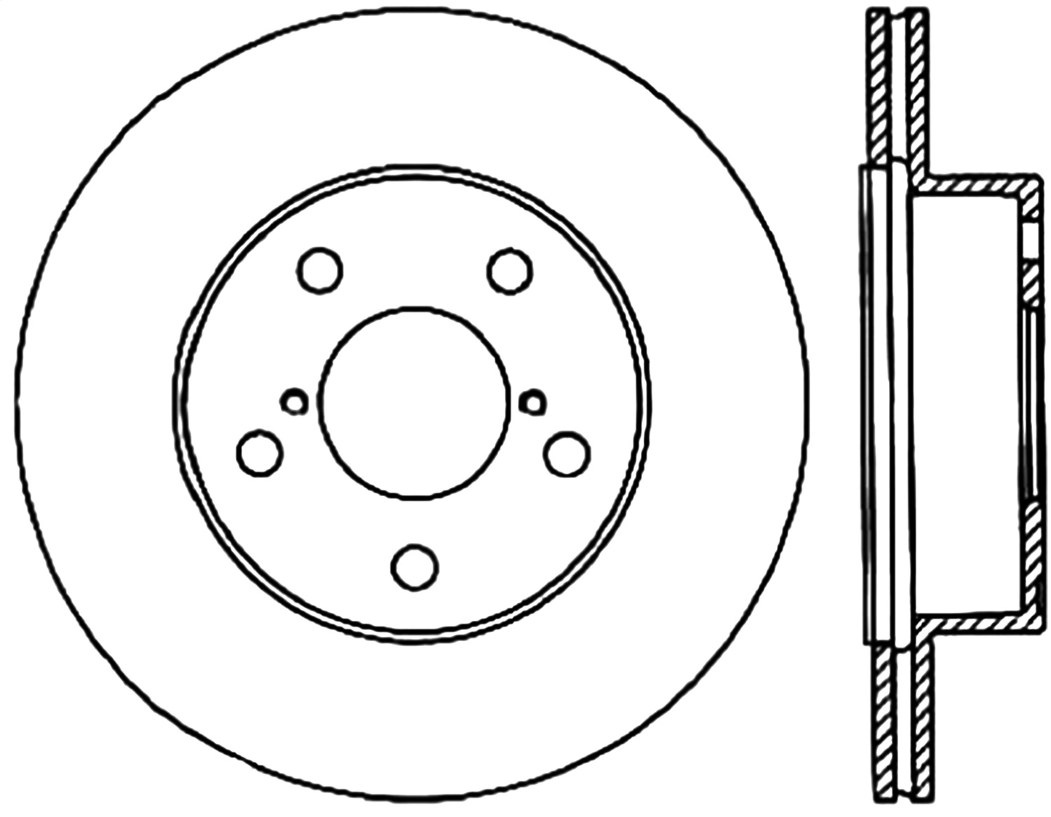 StopTech 127.47023L - 05-07 Subaru Impreza WRX/STi Slotted & Drilled Left Rear Rotor StopTech 127.47023L - 05-07 Subaru Impreza WRX/STi Slotted & Drilled Left Rear Rotor