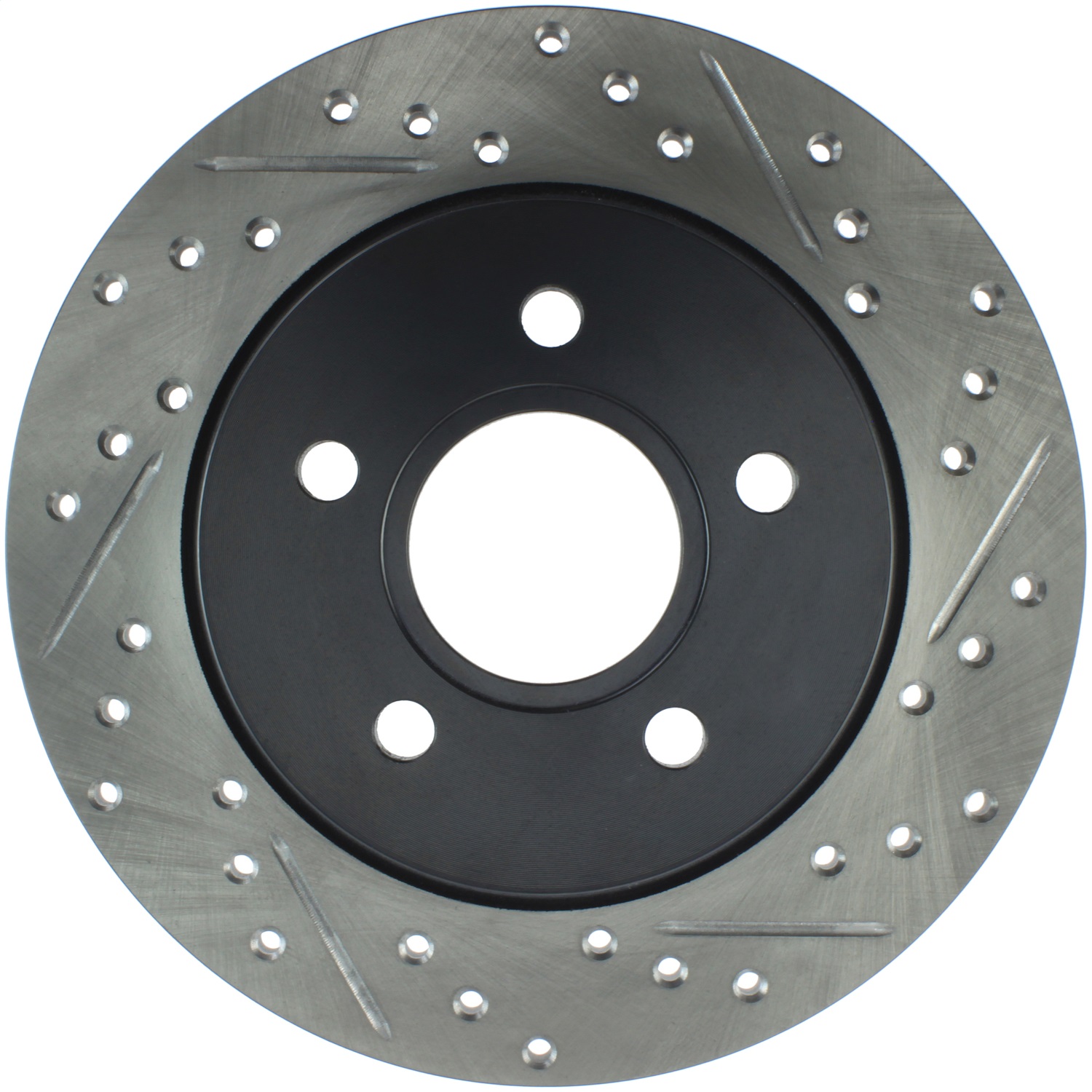 StopTech 127.61099L - 12-15 Ford Focus w/ Rear Disc Brakes Rear Left Slotted & Drilled Rotor StopTech 127.61099L - 12-15 Ford Focus w/ Rear Disc Brakes Rear Left Slotted & Drilled Rotor