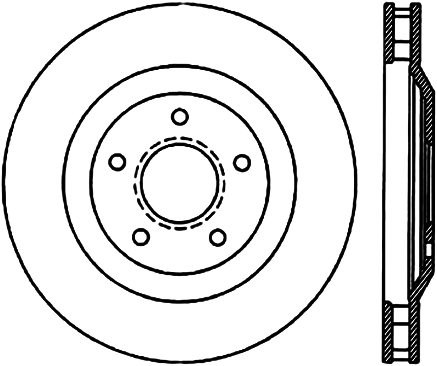 StopTech 127.62059CL - Sport Cryo Drilled & Slotted Brake Rotor; Front Left StopTech 127.62059CL - Sport Cryo Drilled & Slotted Brake Rotor; Front Left