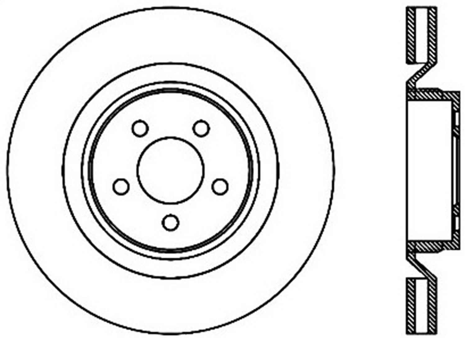StopTech 127.63063CL - Sport Cryo Drilled & Slotted Brake Rotor; Front Left