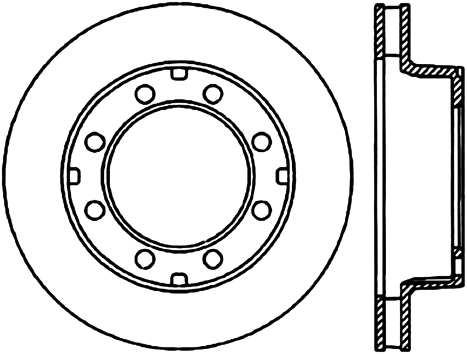 StopTech 127.65012CL - Sport Cryo Drilled & Slotted Brake Rotor; Front Left
