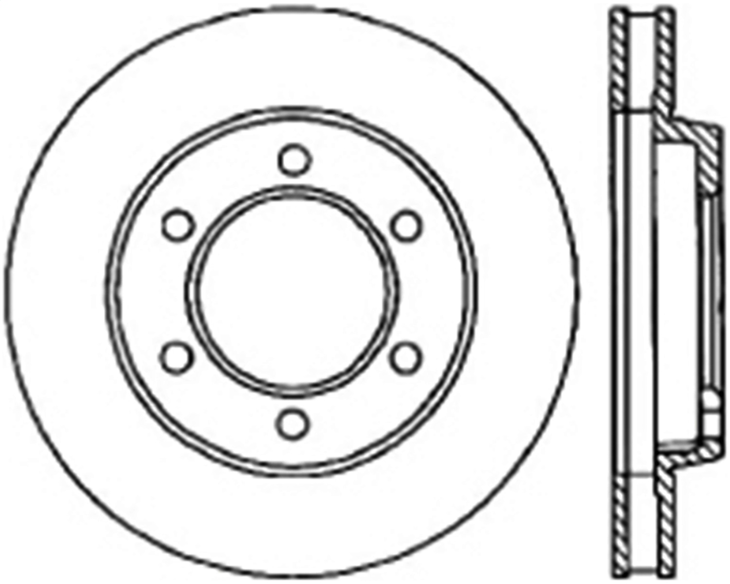 StopTech 127.68000CL - Sport Cryo Drilled & Slotted Brake Rotor; Front Left
