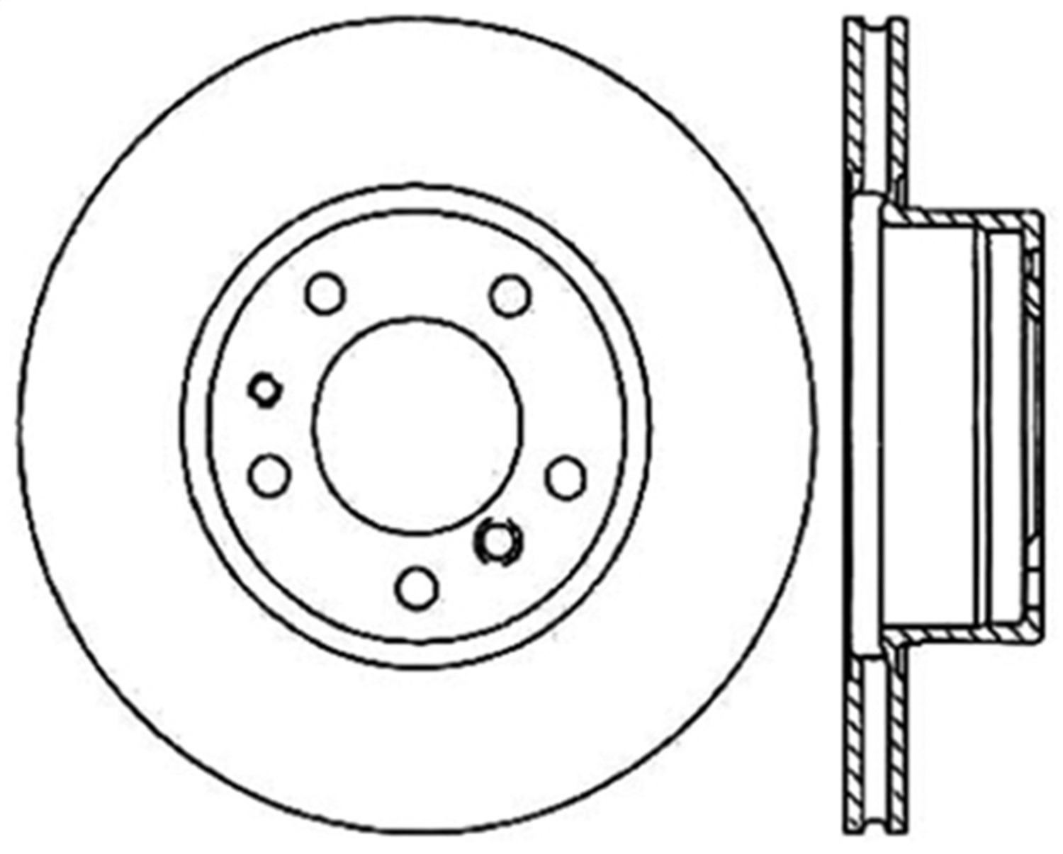 StopTech 128.34024R - Sport Cross Drilled Brake Rotor; Front Right StopTech 128.34024R - Sport Cross Drilled Brake Rotor; Front Right