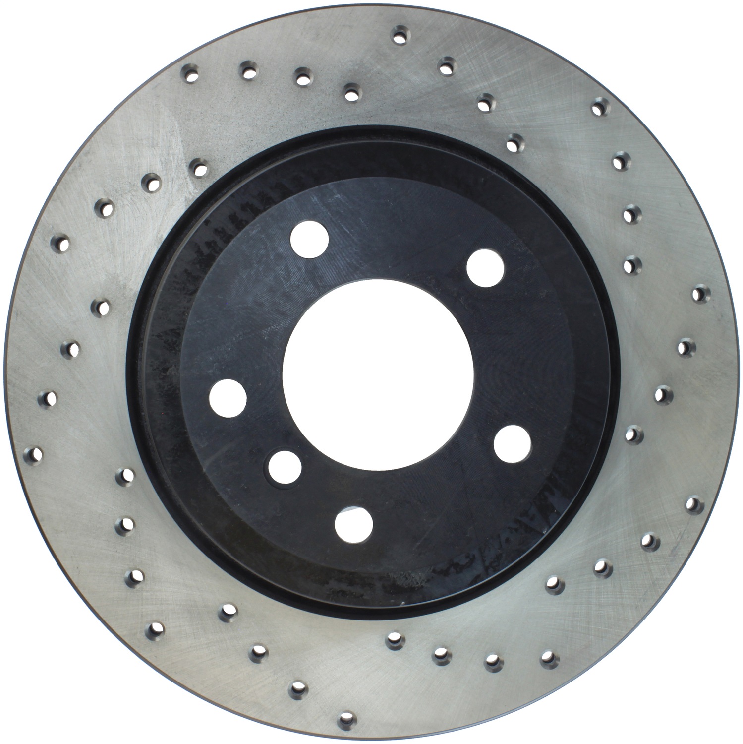StopTech 128.34085L - Sport Cross Drilled Brake Rotor; Rear Left StopTech 128.34085L - Sport Cross Drilled Brake Rotor; Rear Left
