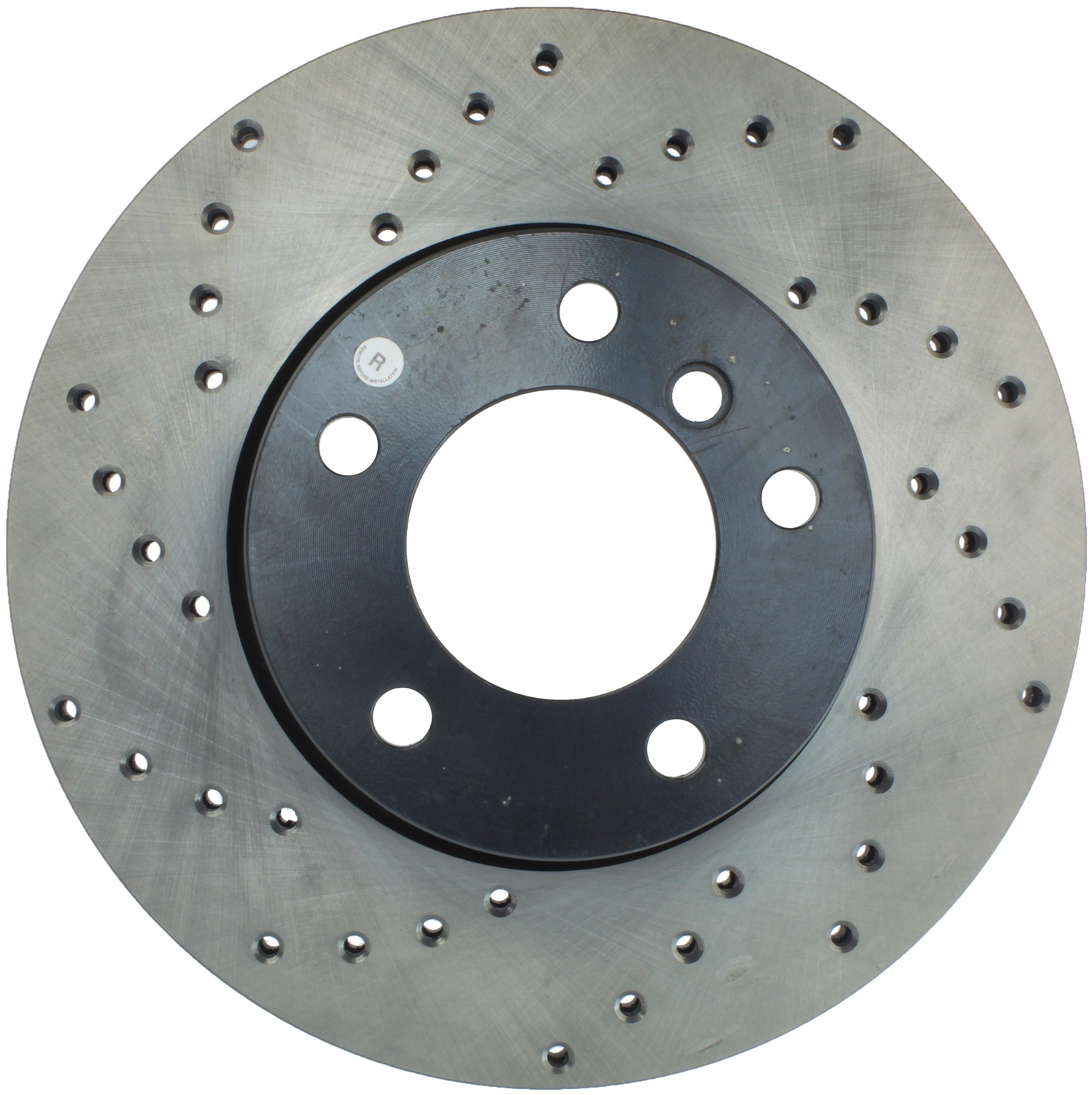 StopTech 128.34077R - 08-10 BMW 128i Cross Drilled Right Front Rotor StopTech 128.34077R - 08-10 BMW 128i Cross Drilled Right Front Rotor