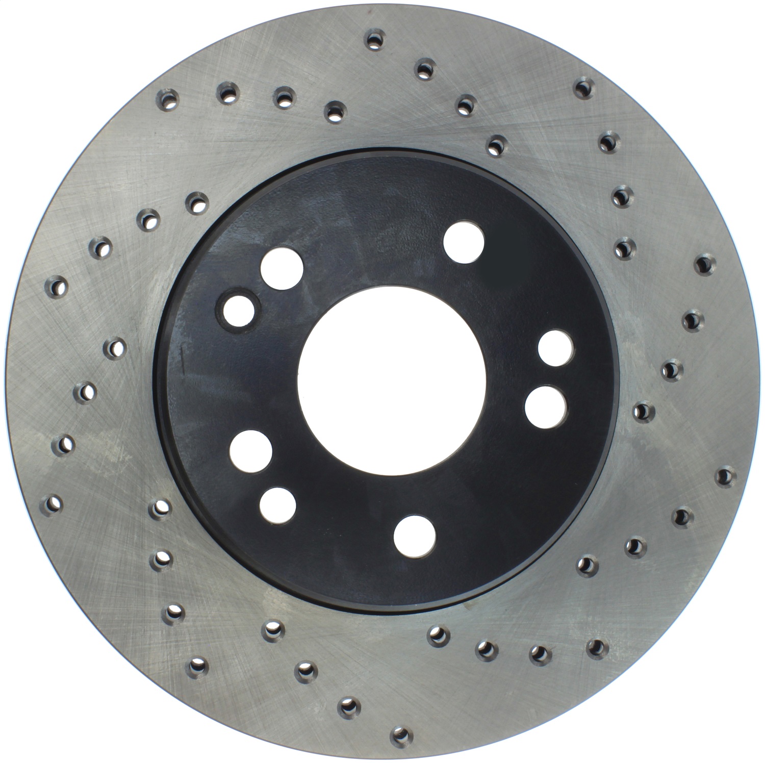 StopTech 128.35015R - Sport Cross Drilled Brake Rotor; Front Right
