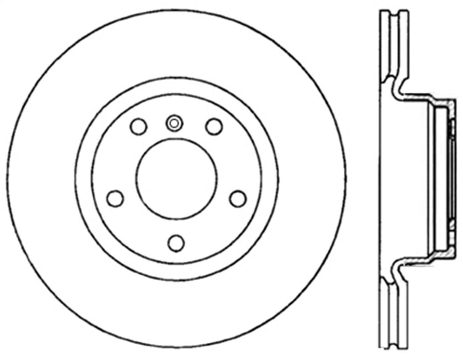 StopTech 128.34117R - Drilled Sport Brake Rotor