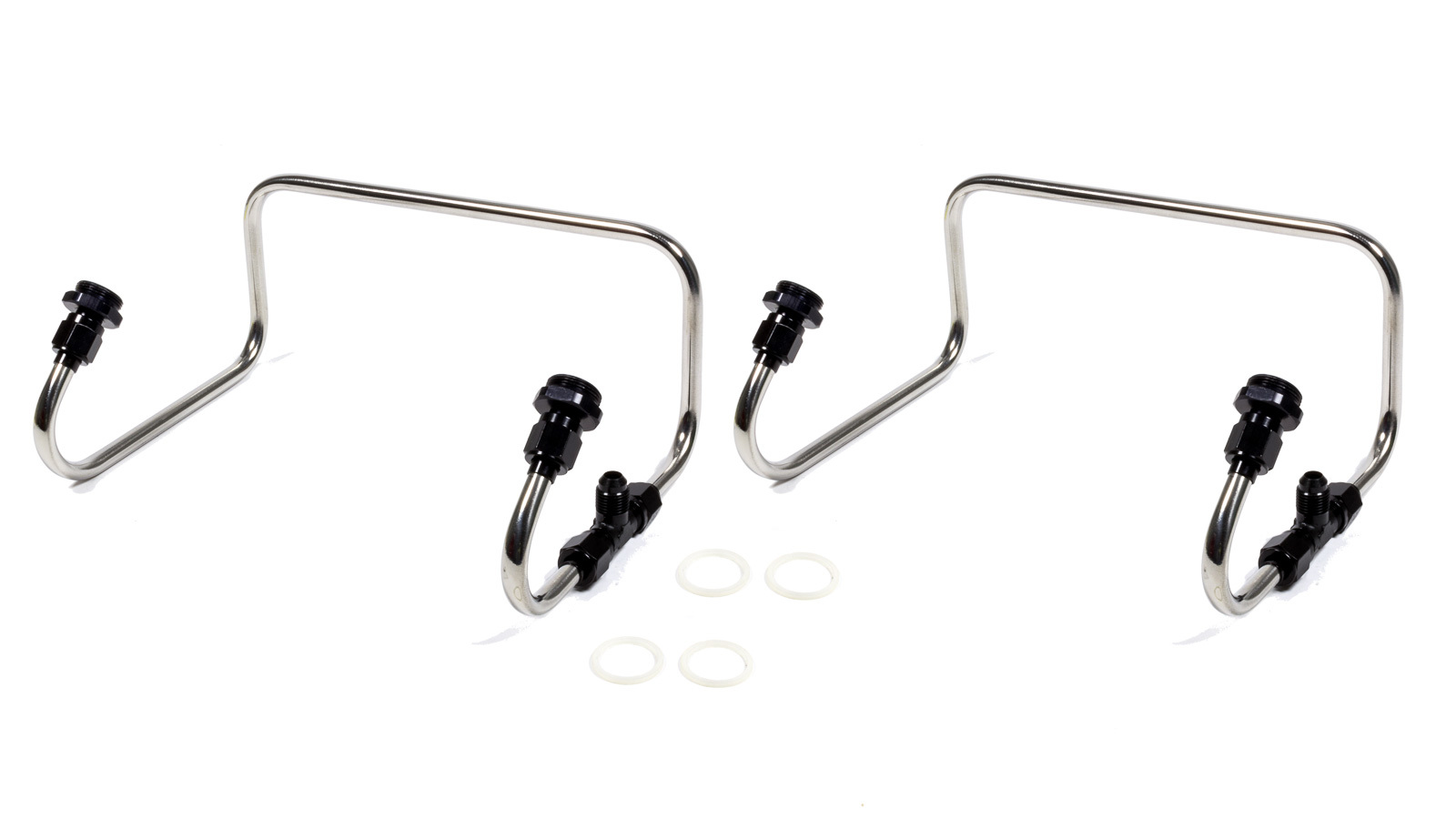 The Blower Shop 4372-AB - Dual Inlet Fuel Line Kit Holley 4150 Black Anod The Blower Shop 4372-AB - Dual Inlet Fuel Line Kit Holley 4150 Black Anod