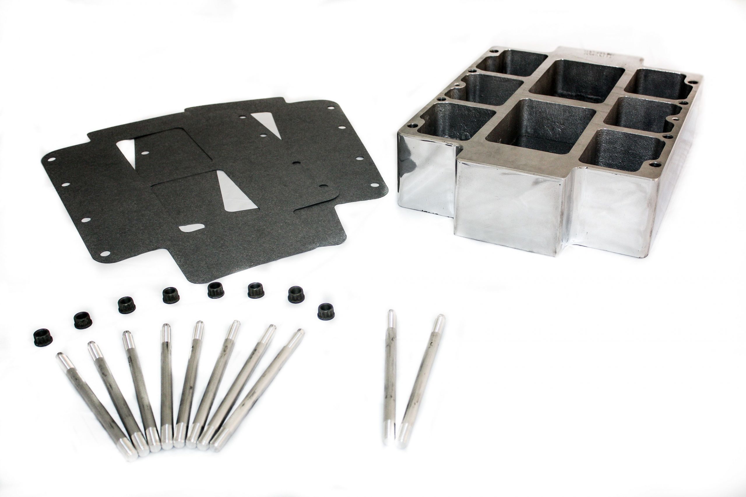 The Blower Shop 5024 - Blower Manifold Spacer 4in - Polished
