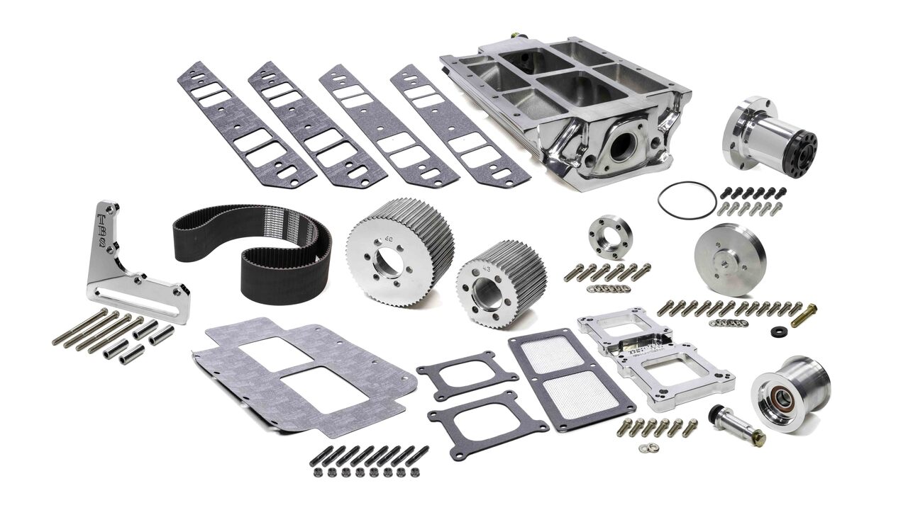 The Blower Shop 2711 - BBC Intake & 671 Drive Accessory Kit 2V The Blower Shop 2711 - BBC Intake & 671 Drive Accessory Kit 2V