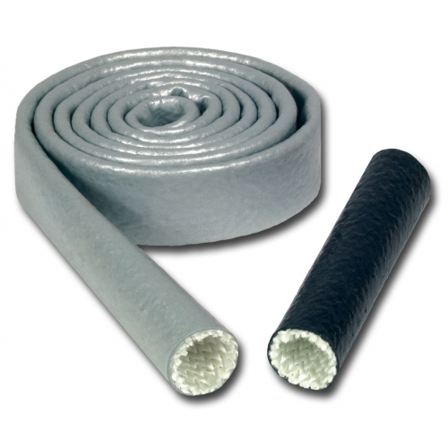 Thermo-Tec Products 18050 - Heat Sleeve 1/2 Inch x 3 Foot Braided Fiberglass 500-2200 Degree F Black Thermo Tec Thermo-Tec Products 18050 - Heat Sleeve 1/2 Inch x 3 Foot Braided Fiberglass 500-2200 Degree F Black Thermo Tec