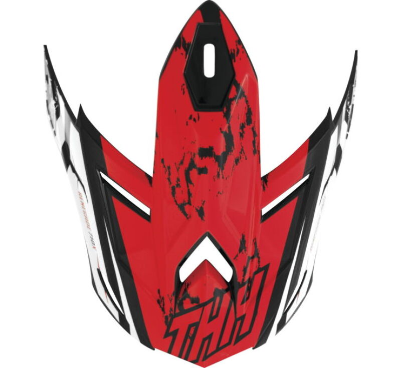THH Helmets 640422 - T710X Renegade Visor Wht/Red