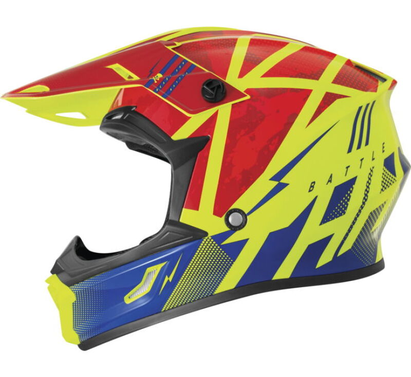 THH Helmets 646476 - T710XR Battle Red/Blue Youth - Medium THH Helmets 646476 - T710XR Battle Red/Blue Youth - Medium