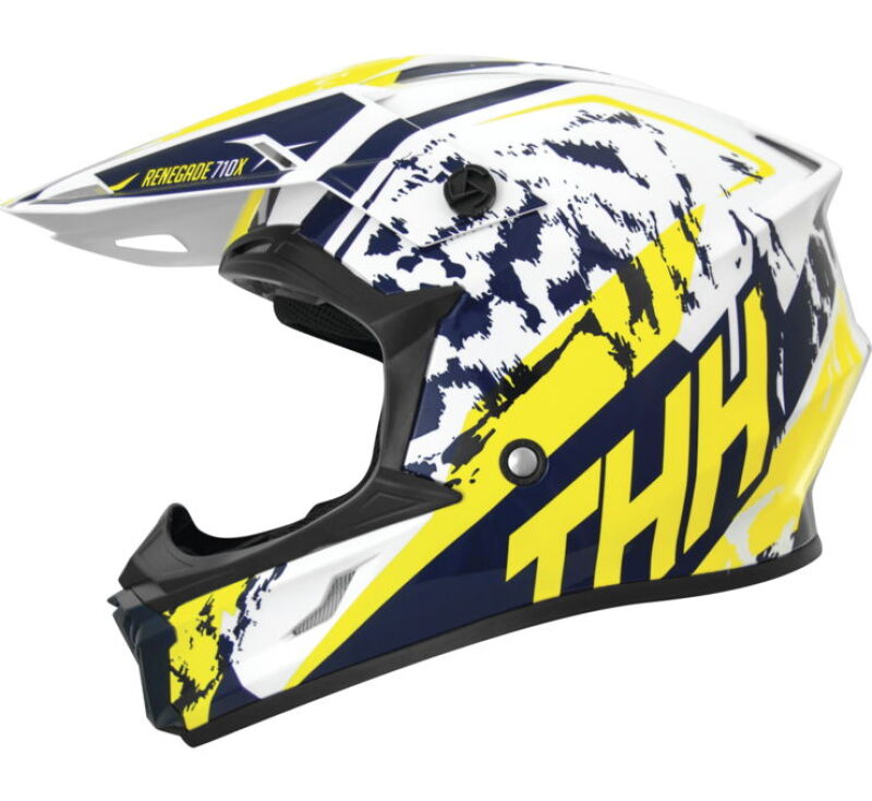 THH Helmets 646425 - T710XR Renegade Yellow/Blue - Small THH Helmets 646425 - T710XR Renegade Yellow/Blue - Small