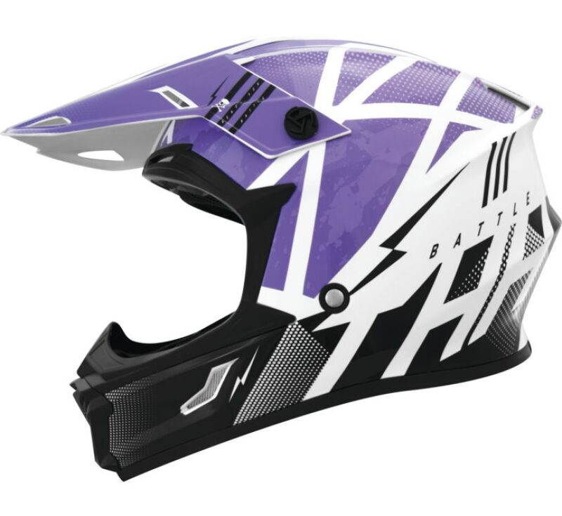 THH Helmets 646481 - T710XR Battle Purple/Black Youth - Small THH Helmets 646481 - T710XR Battle Purple/Black Youth - Small