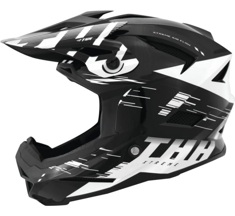 THH Helmets 647909 - T-42 BMX Xtreme Black/White Youth - Small THH Helmets 647909 - T-42 BMX Xtreme Black/White Youth - Small