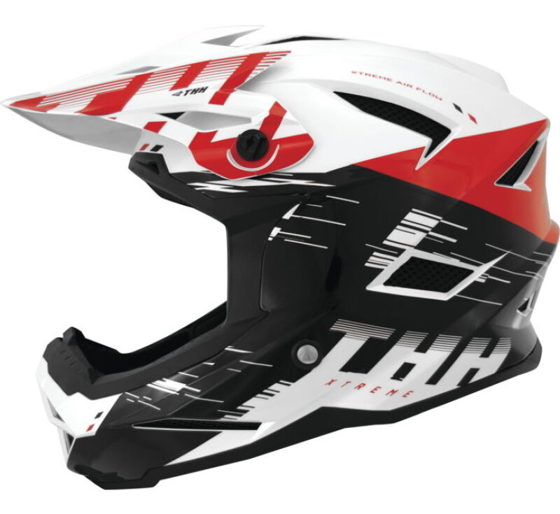 THH Helmets 647953 - T-42 BMX Xtreme  White/Red - 2XL