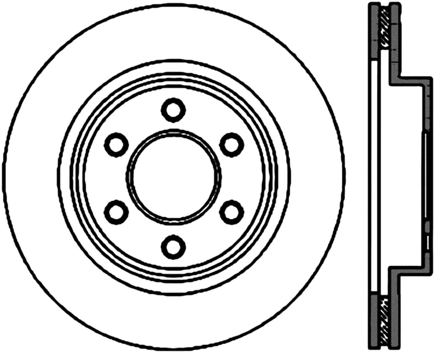 StopTech 128.63056L - Drilled Sport Brake Rotor StopTech 128.63056L - Drilled Sport Brake Rotor