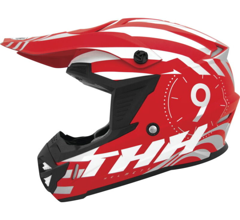 THH Helmets 647978 - T730X Twister Red/Silver - Large