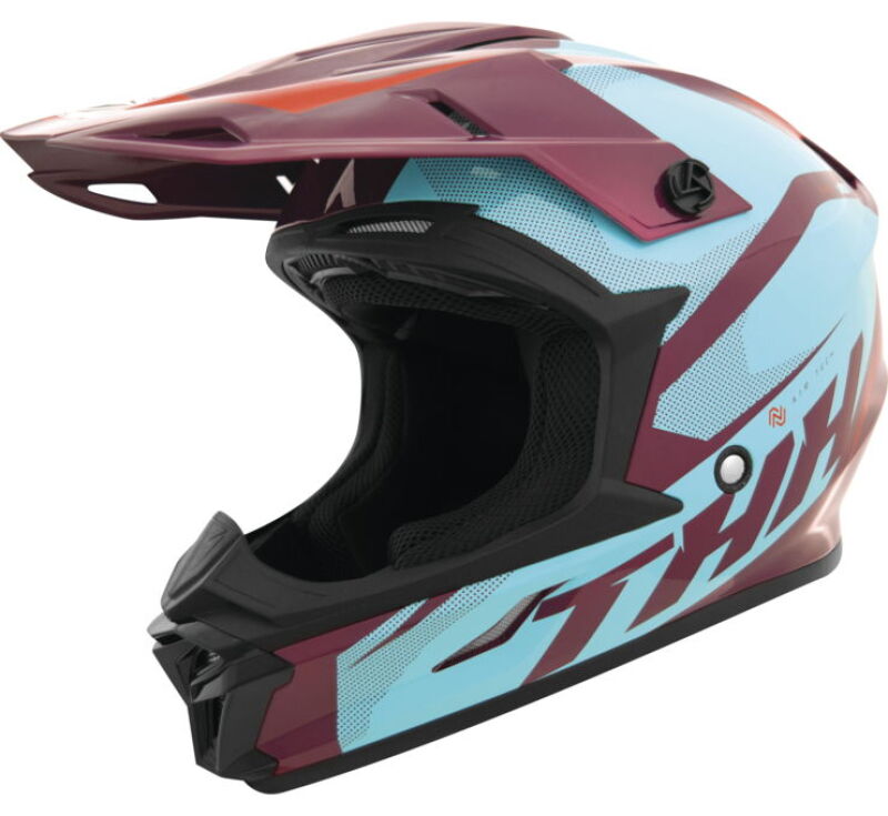 THH Helmets 647854 - T710XR Airtech Burgundy/Blue - 2XL THH Helmets 647854 - T710XR Airtech Burgundy/Blue - 2XL
