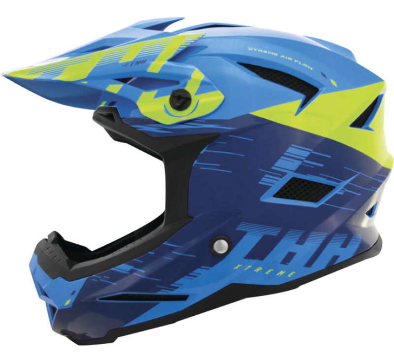 THH Helmets 647937 - T-42 BMX Xtreme Blue/Yellow Youth - Medium THH Helmets 647937 - T-42 BMX Xtreme Blue/Yellow Youth - Medium