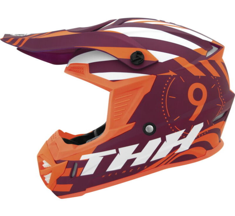 THH Helmets 647993 - T730X Twister Purple/Orange - XS