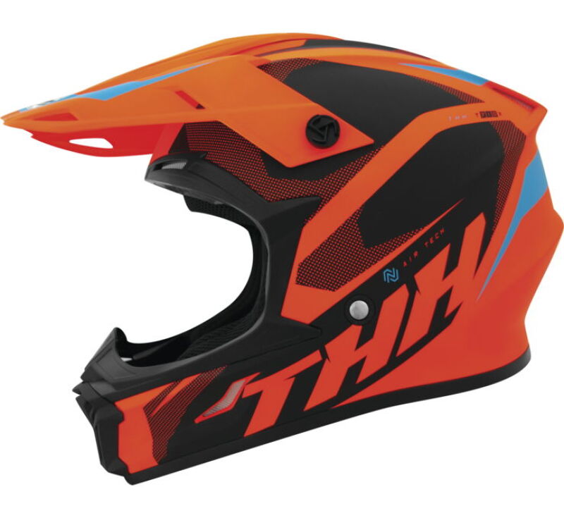 THH Helmets 647883 - T710XR Airtech Orange/Black Youth - Medium