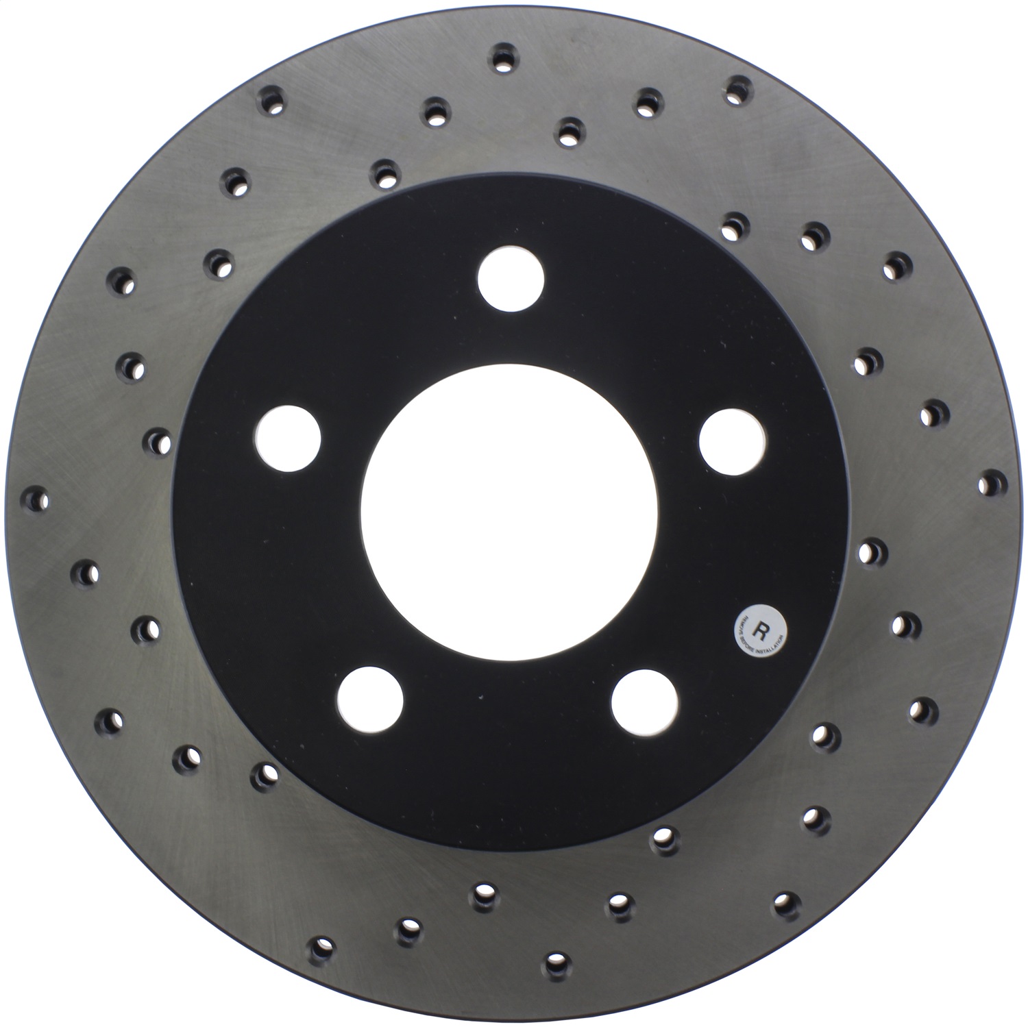 StopTech 128.67022R - Sport Cross Drilled Brake Rotor; Front Right