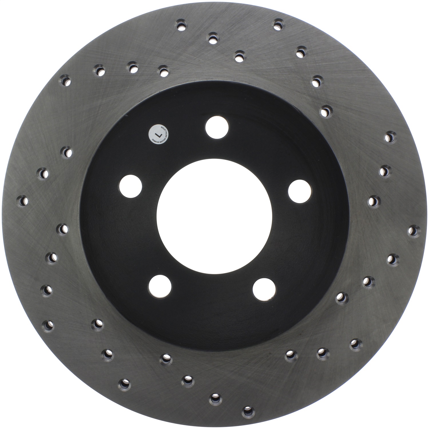 StopTech 128.67039L - Sport Cross Drilled Brake Rotor; Front Left