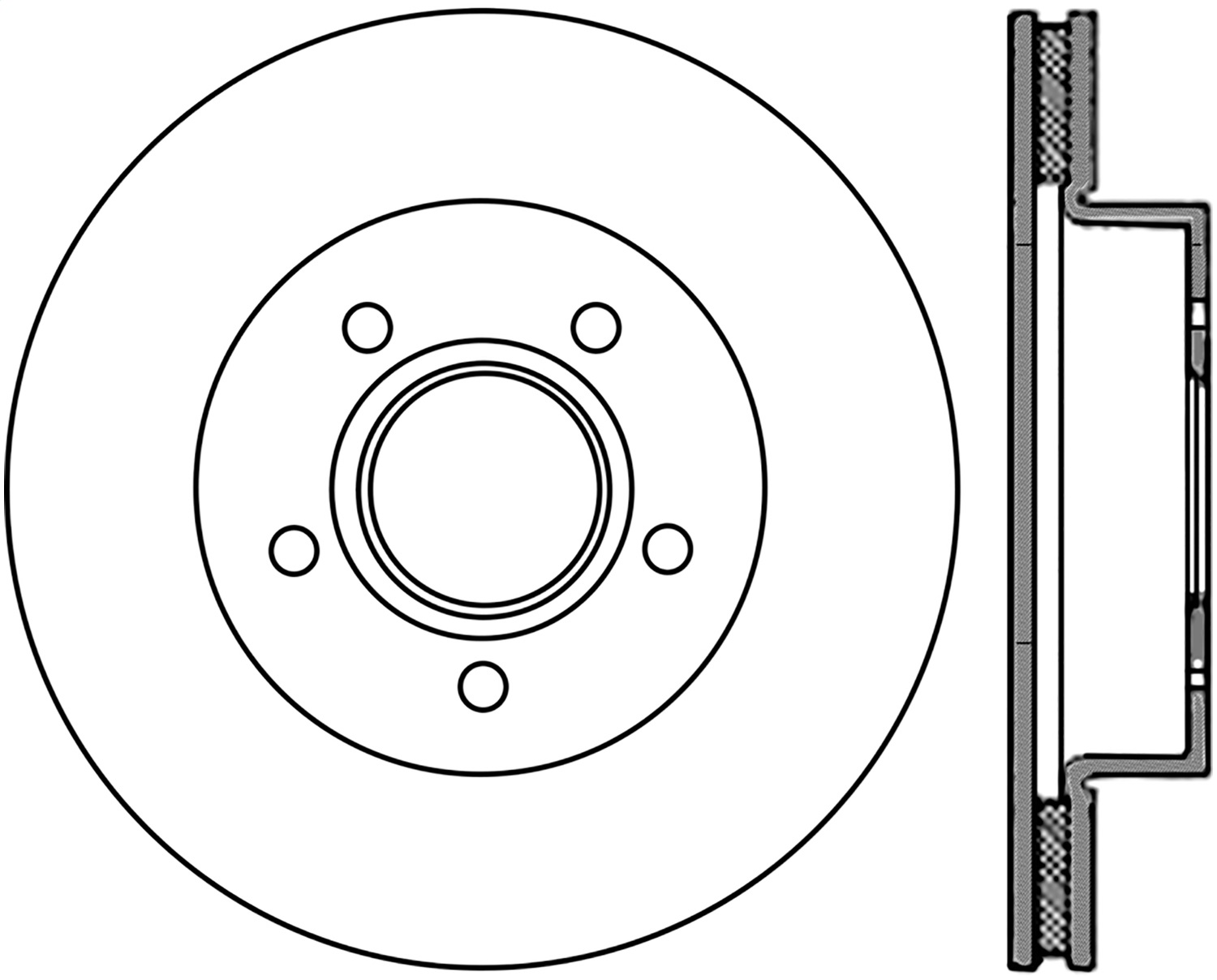 StopTech 128.67042R - Sport Cross Drilled Brake Rotor; Front Right StopTech 128.67042R - Sport Cross Drilled Brake Rotor; Front Right