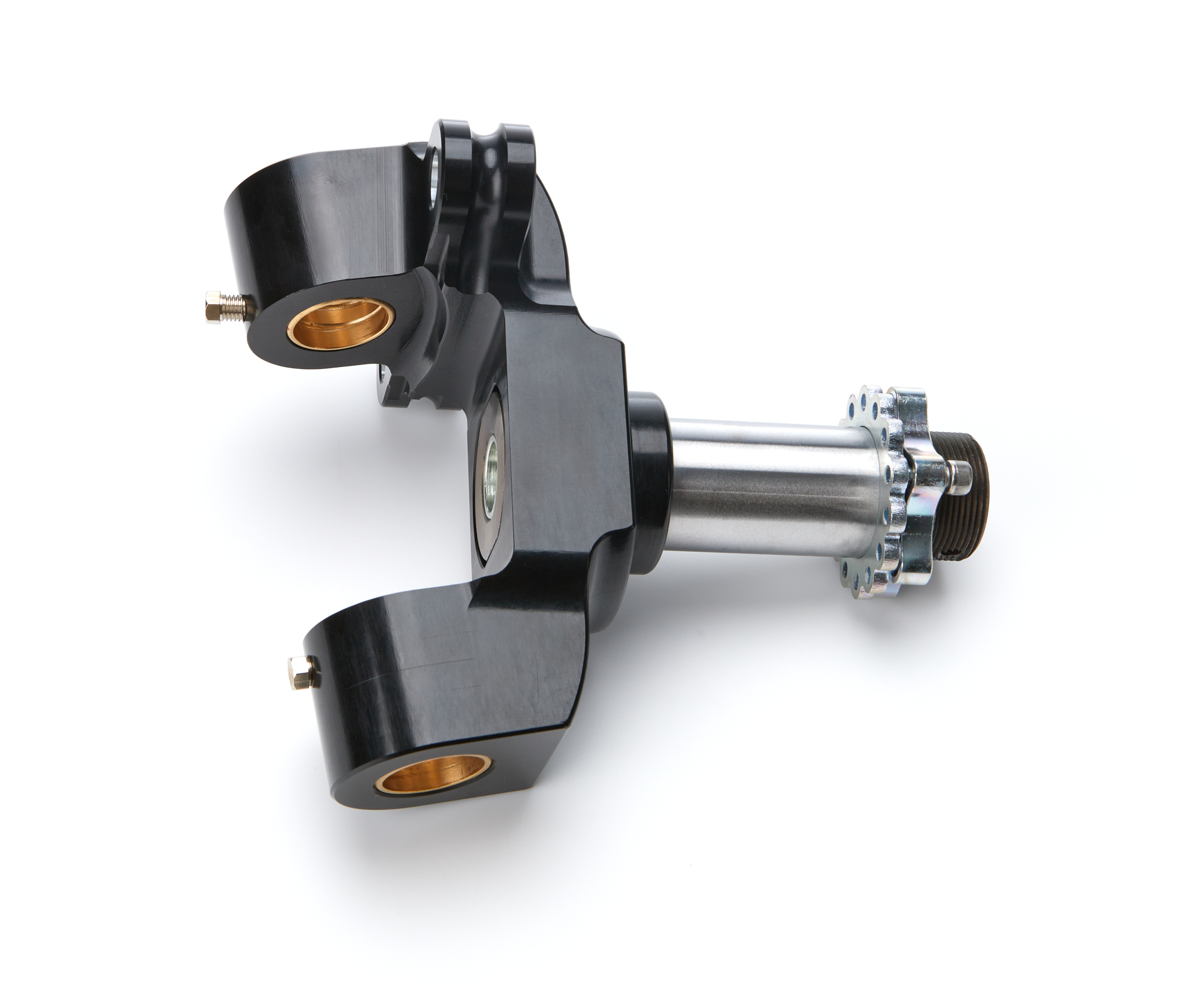 Ti22 Performance TIP2850 - Spindle With Steel Snout W/ Lock Nut Black Ti22 Performance TIP2850 - Spindle With Steel Snout W/ Lock Nut Black