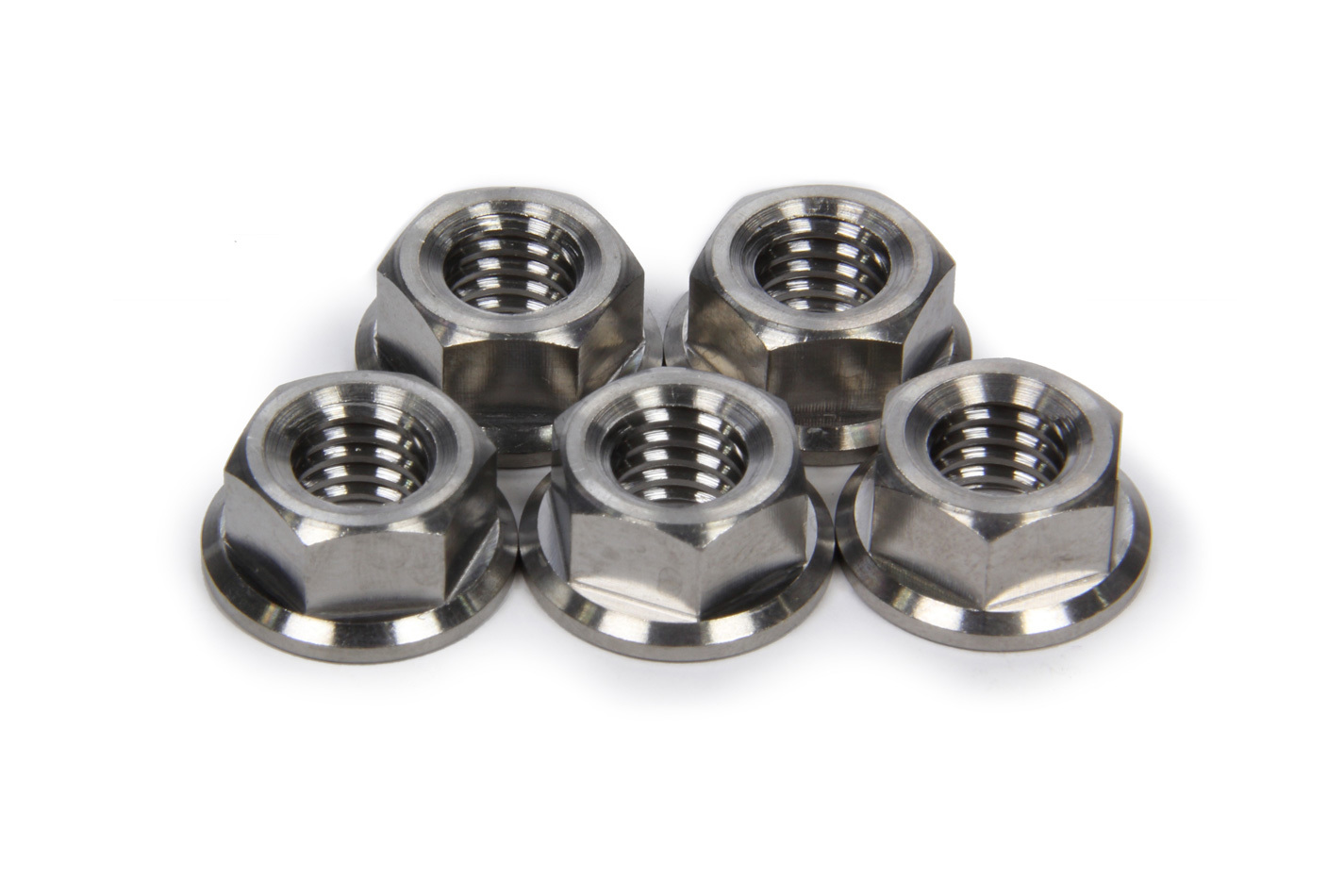 Ti22 Performance TIP1228 - Front Hub Flange Nuts Titanium 3/8-16 5pk