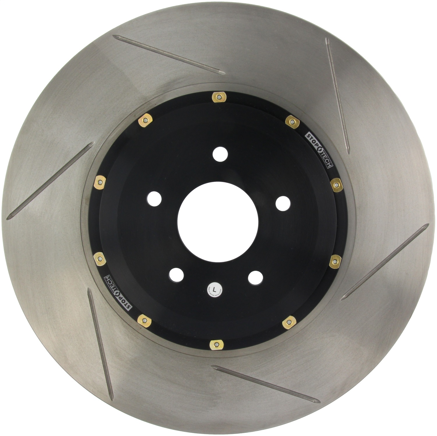 StopTech 129.34164.13 - 15-17 BMW M3/M4 Front Left Slotted AeroRotor w/ Black Hat StopTech 129.34164.13 - 15-17 BMW M3/M4 Front Left Slotted AeroRotor w/ Black Hat