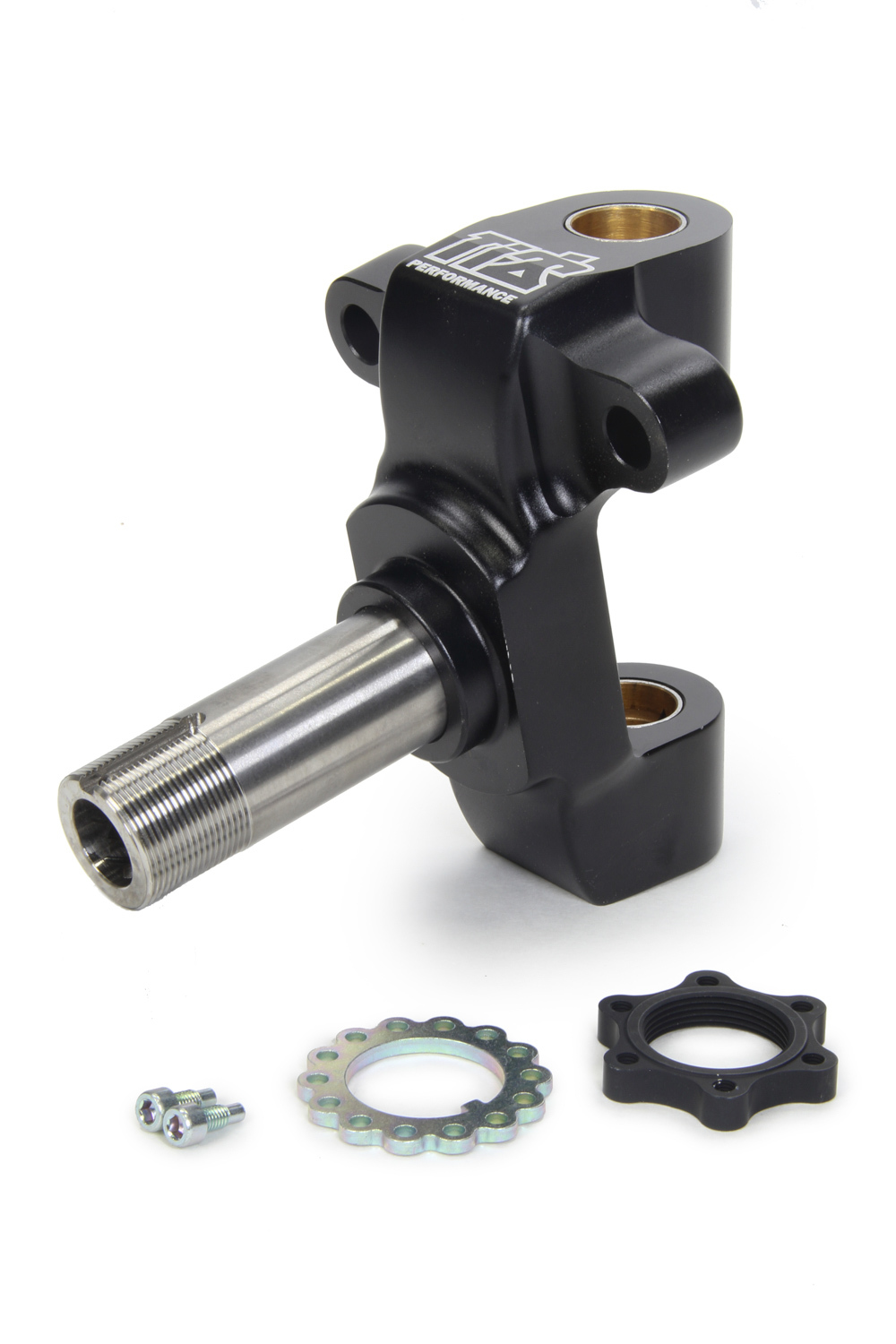 Ti22 Performance TIP2852 - Spindle With Titanium Snout W/ Lock Nut Black Ti22 Performance TIP2852 - Spindle With Titanium Snout W/ Lock Nut Black