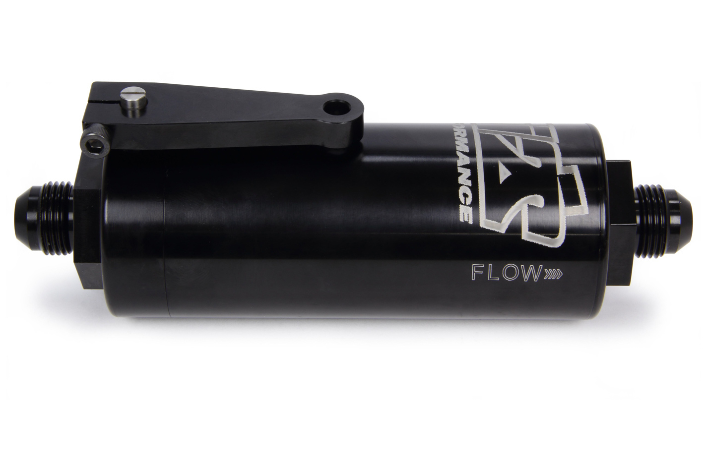 Ti22 Performance TIP5508 - 8 AN Fuel Filter With Shutoff Black 100 Micron