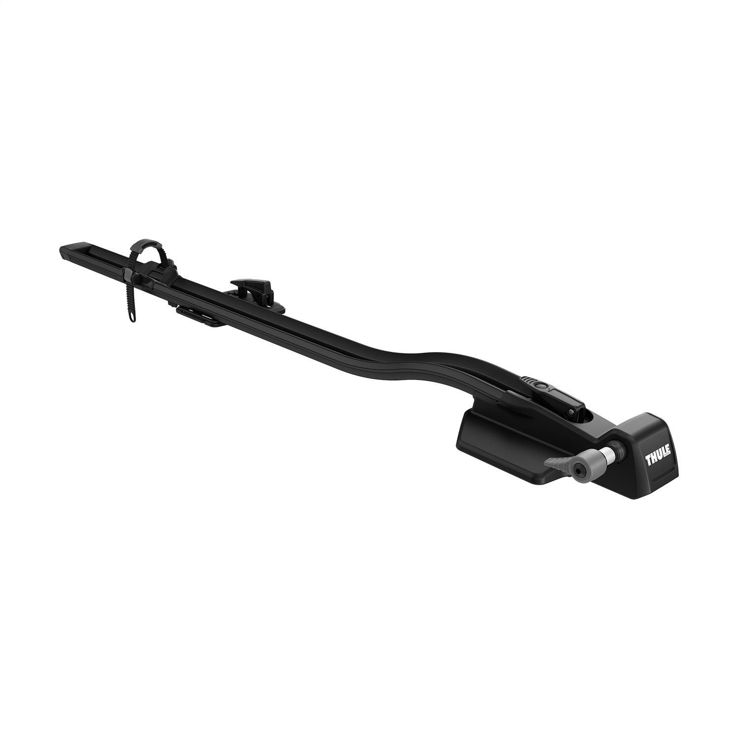 Thule 564005 - FastRide Fork-Mount Roof Bike Rack (For Quick-Release Bikes/Adapter Req. for Thru-Axle) - Blk