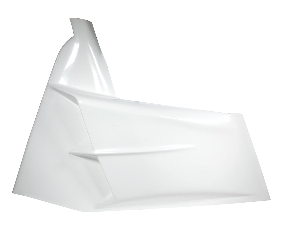 Ti22 Performance TIP8304 - Arm Guard - Passenger Side - Fiberglass - White - Ti22 Sprint Car - Each