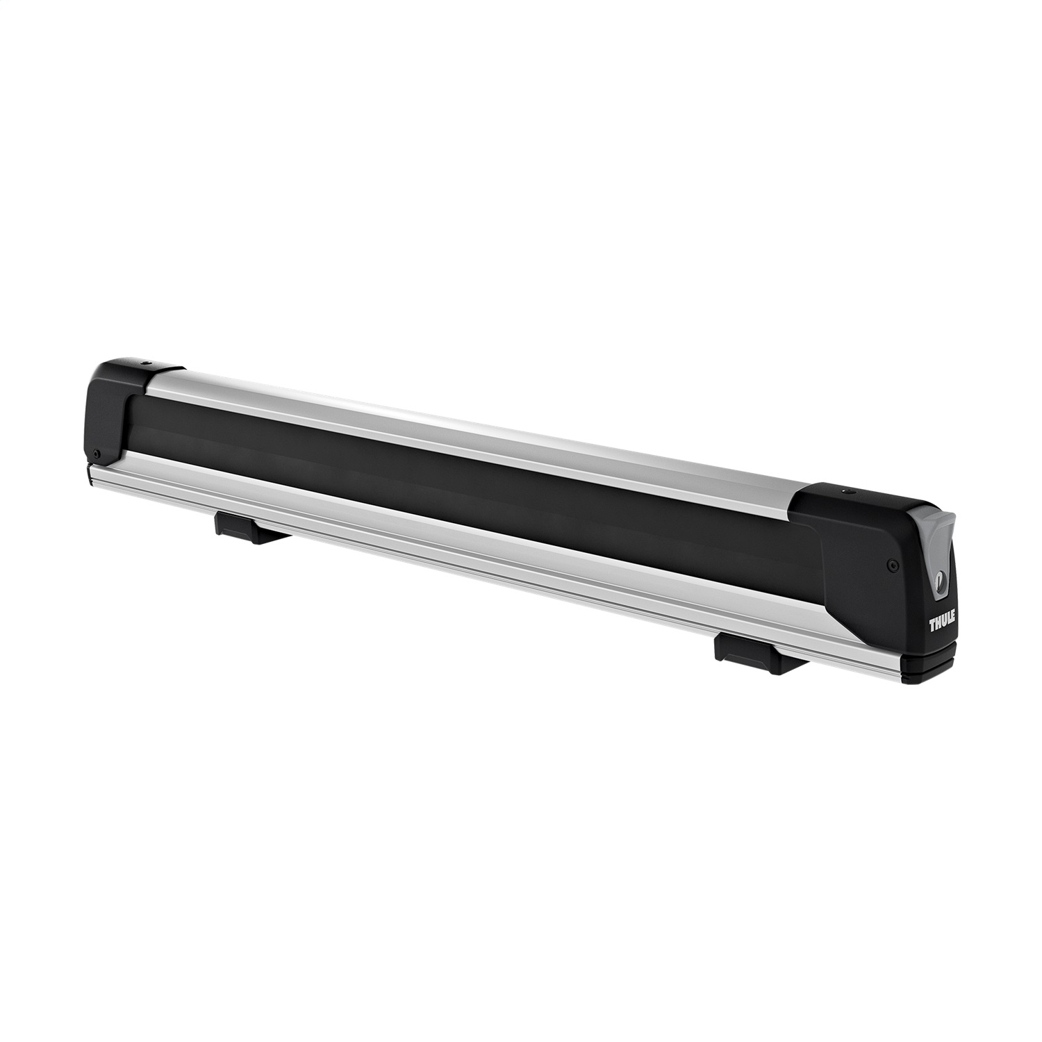 Thule 732501 - SnowPack Extender Slide-out Ski/Snowboard Rack (Up to 6 Pair Skis/4 Snowboards) - Black/Silver