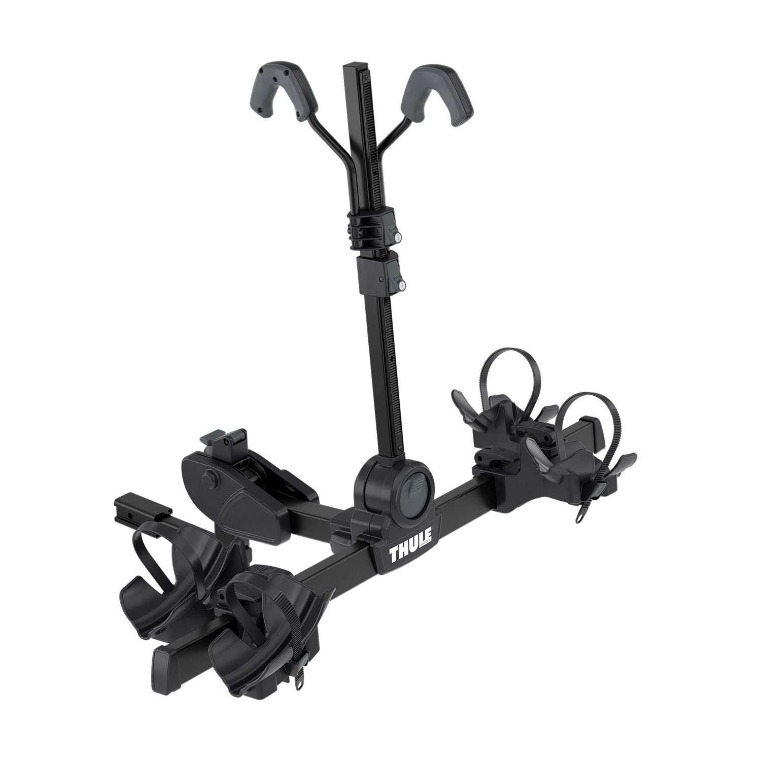 Thule 905402 - DoubleTrack Pro XT 2 Platform Hitch Mount Bike Rack (1.25/2in. Hitch Recv./Fits 2 Bikes) - Blk