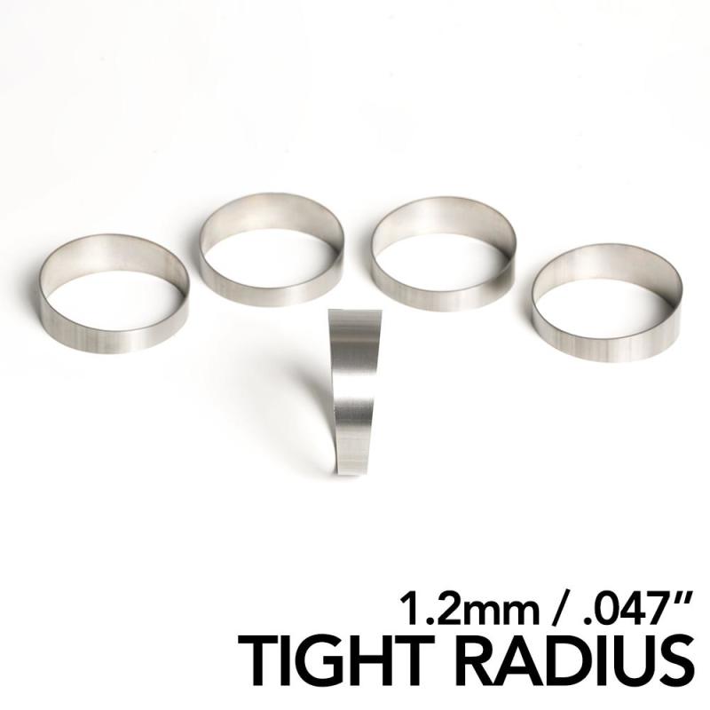 Ticon 109-03201-0014 - Industries 1.25in 45 Degree 1.7D/2.13in CLT TR 1.2mm/.047in Wall Titanium Pie Cuts - 5pk Ticon 109-03201-0014 - Industries 1.25in 45 Degree 1.7D/2.13in CLT TR 1.2mm/.047in Wall Titanium Pie Cuts - 5pk