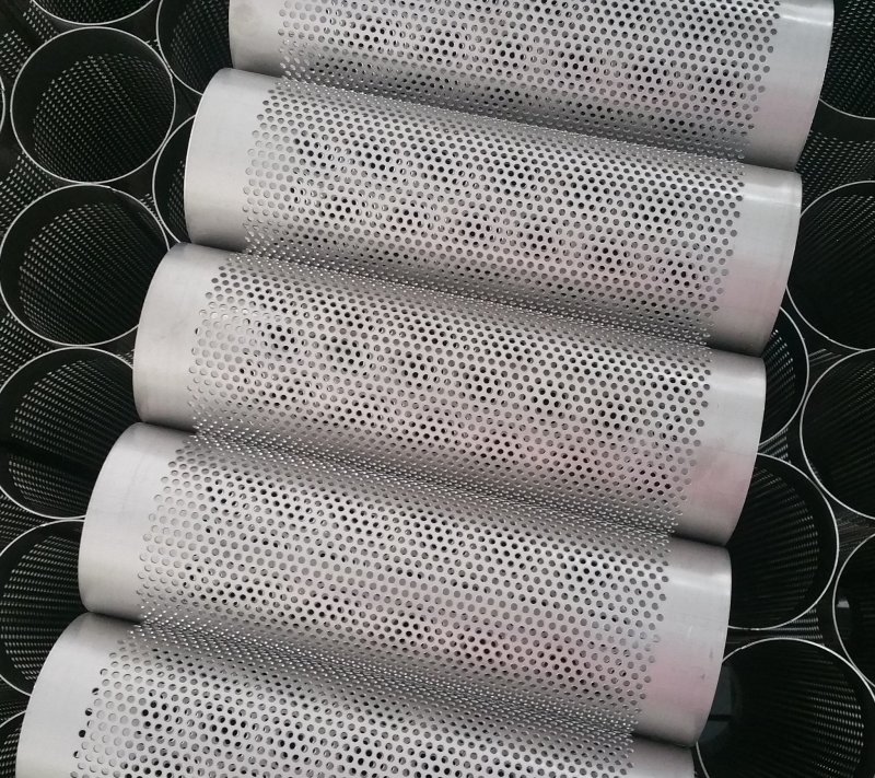 Ticon 117-10209-0000 - Industries 9.9in OAL 4.0in Perforated Titanium Punch Tube
