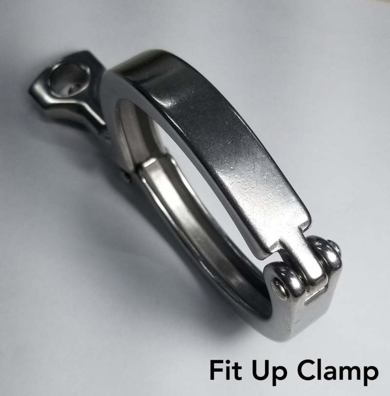 Ticon 119-08900-0100 - Industries 3.5in Stainless Steel Tri-Clover Clamp Heavy Duty Single Pin w/Silicone Gasket Ticon 119-08900-0100 - Industries 3.5in Stainless Steel Tri-Clover Clamp Heavy Duty Single Pin w/Silicone Gasket